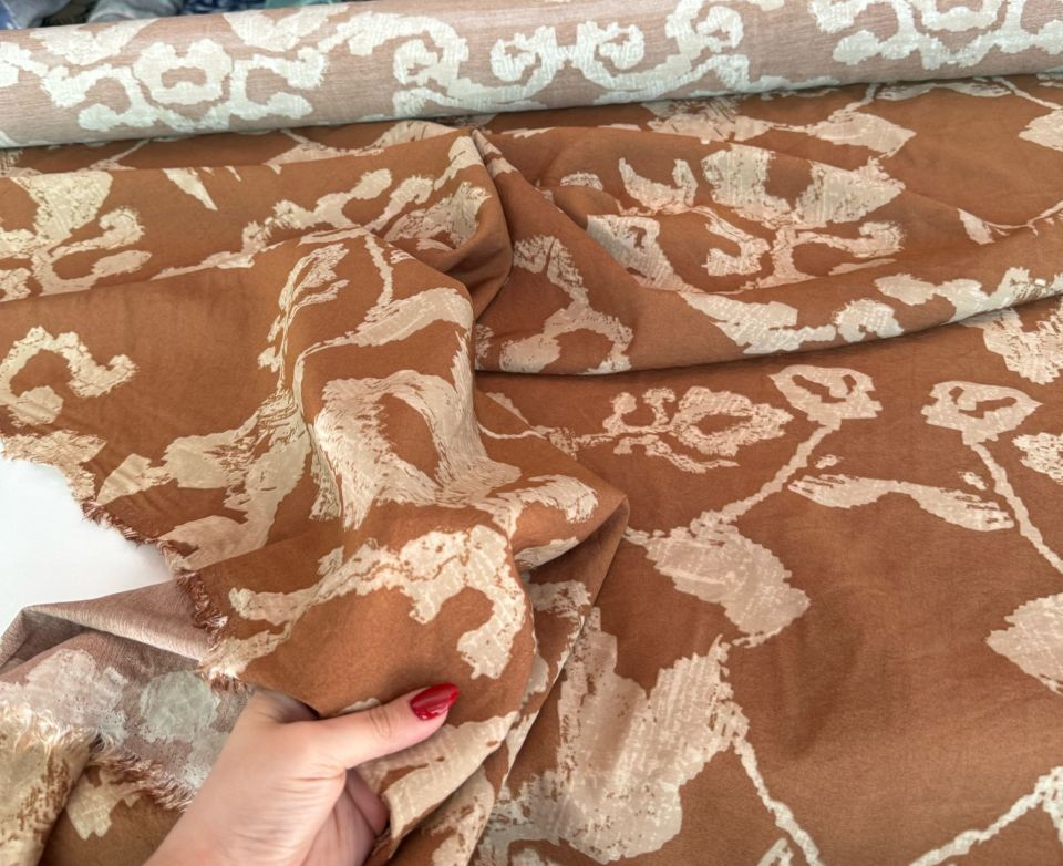 Ayrobin Kumaş (Tensel/Modal Kumaş) Madina Desen Taba