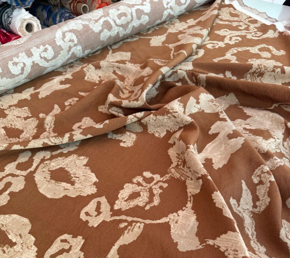 Ayrobin Kumaş (Tensel/Modal Kumaş) Madina Desen Taba