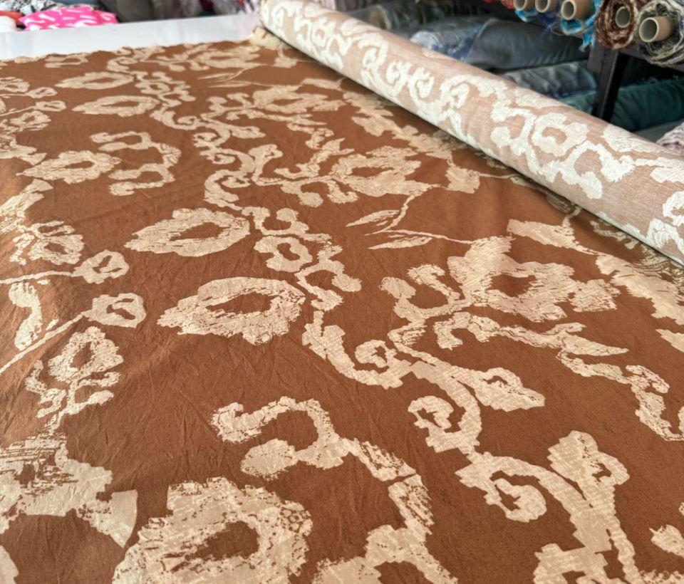 Ayrobin Kumaş (Tensel/Modal Kumaş) Madina Desen Taba