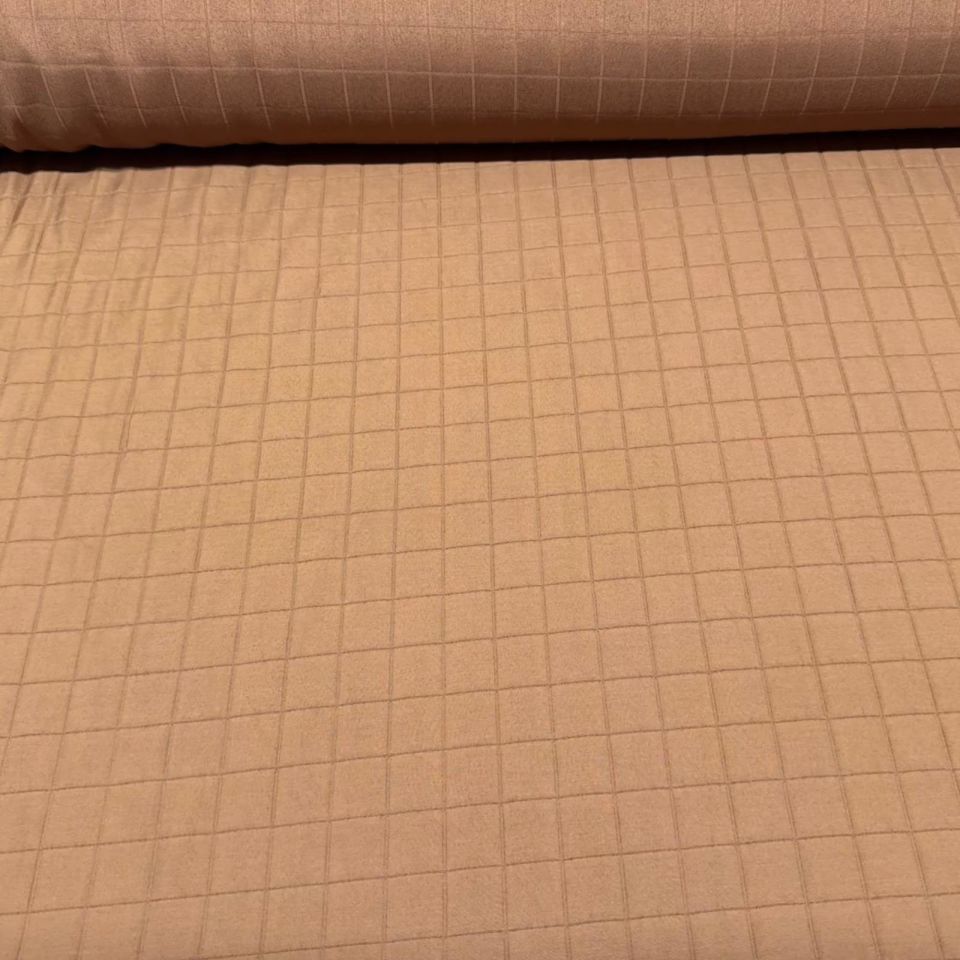 Kapitone Kumaş Çift En Taba Kahverengi Renk