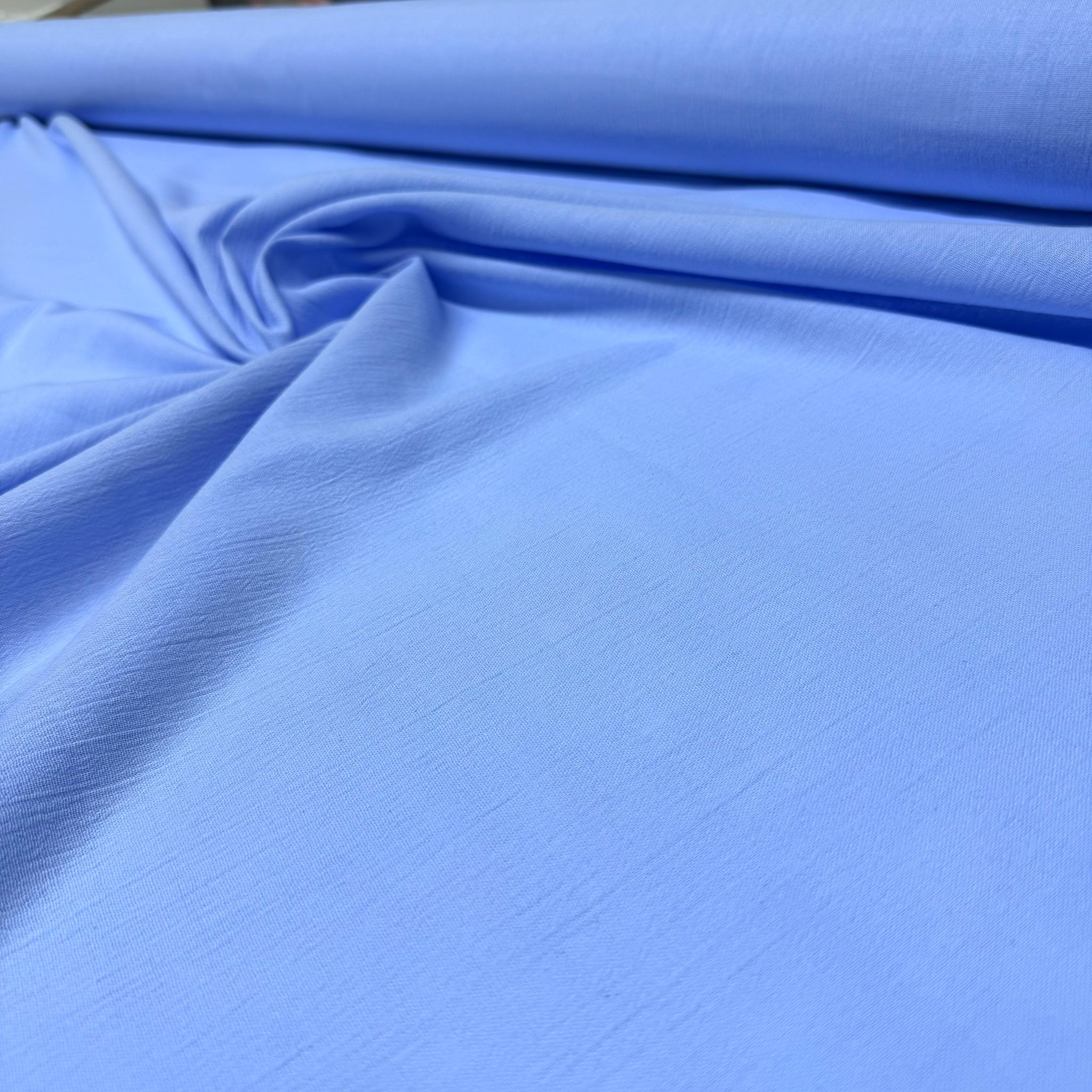 Organik Pamuk Şile Bezi Kumaş Bebe Mavi Renk