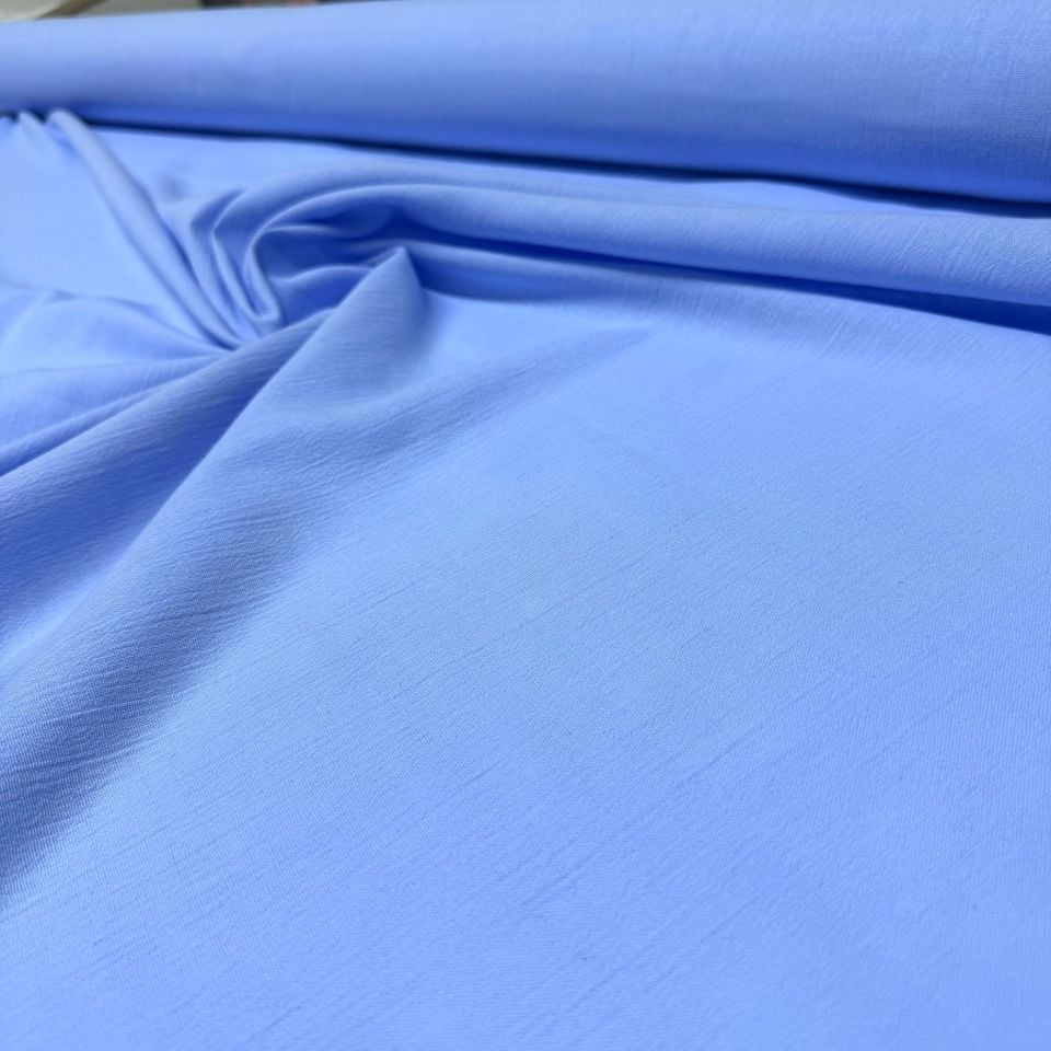 Organik Pamuk Şile Bezi Kumaş Bebe Mavi Renk