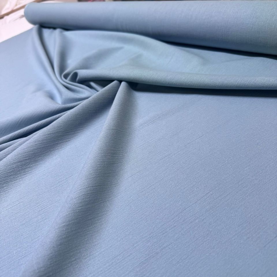 Organik Pamuk Şile Bezi Kumaş İndigo Renk