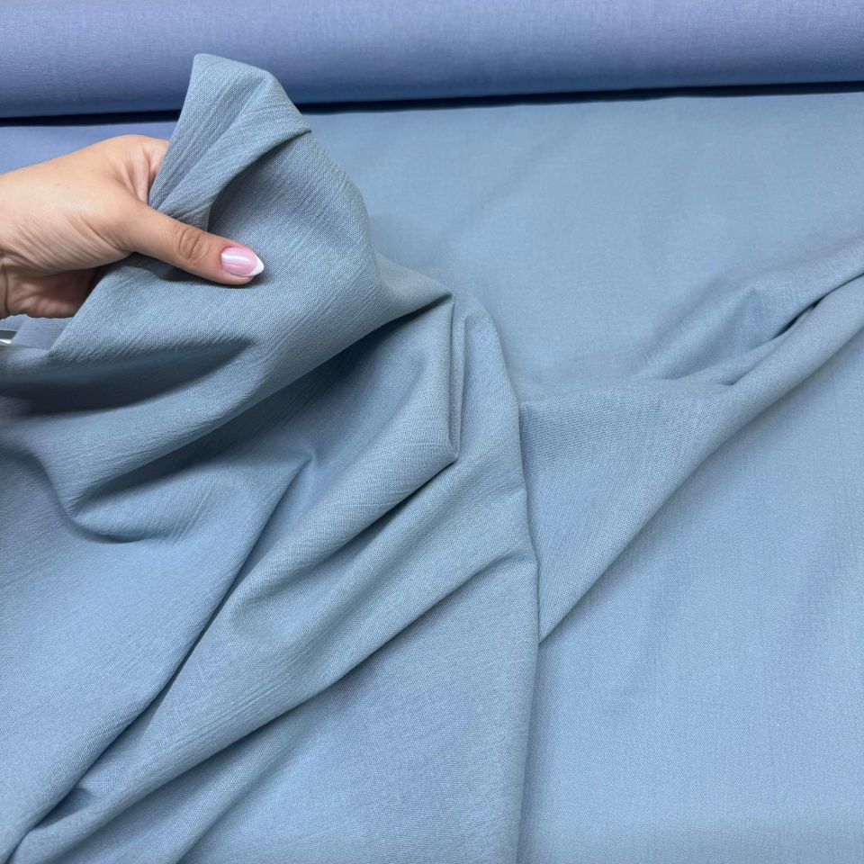 Organik Pamuk Şile Bezi Kumaş İndigo Renk