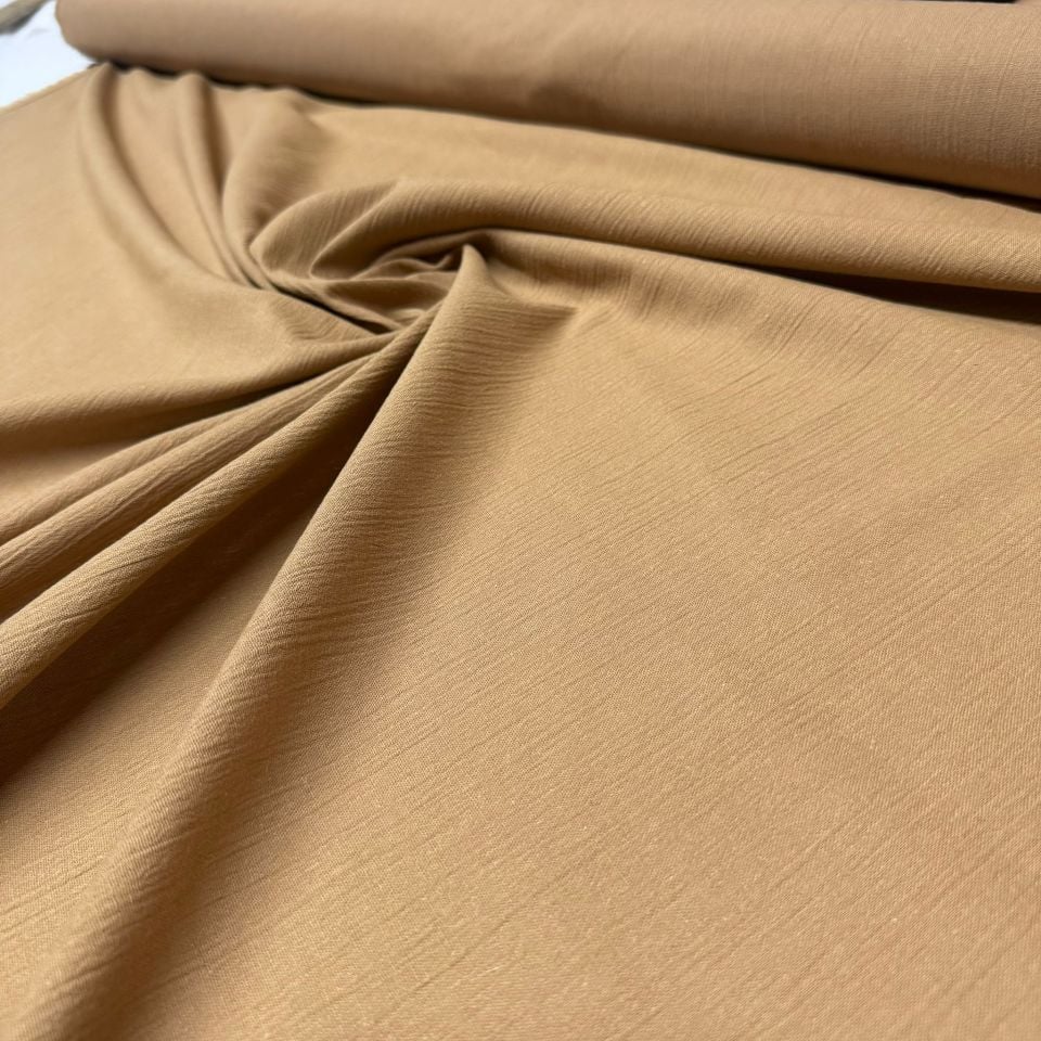 Organik Pamuk Şile Bezi Kumaş Camel Renk