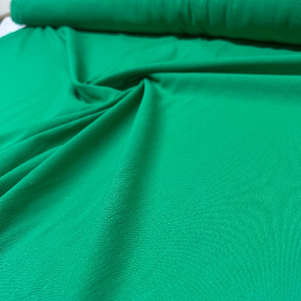 Organik Pamuk Şile Bezi Kumaş Elektrik Yeşili