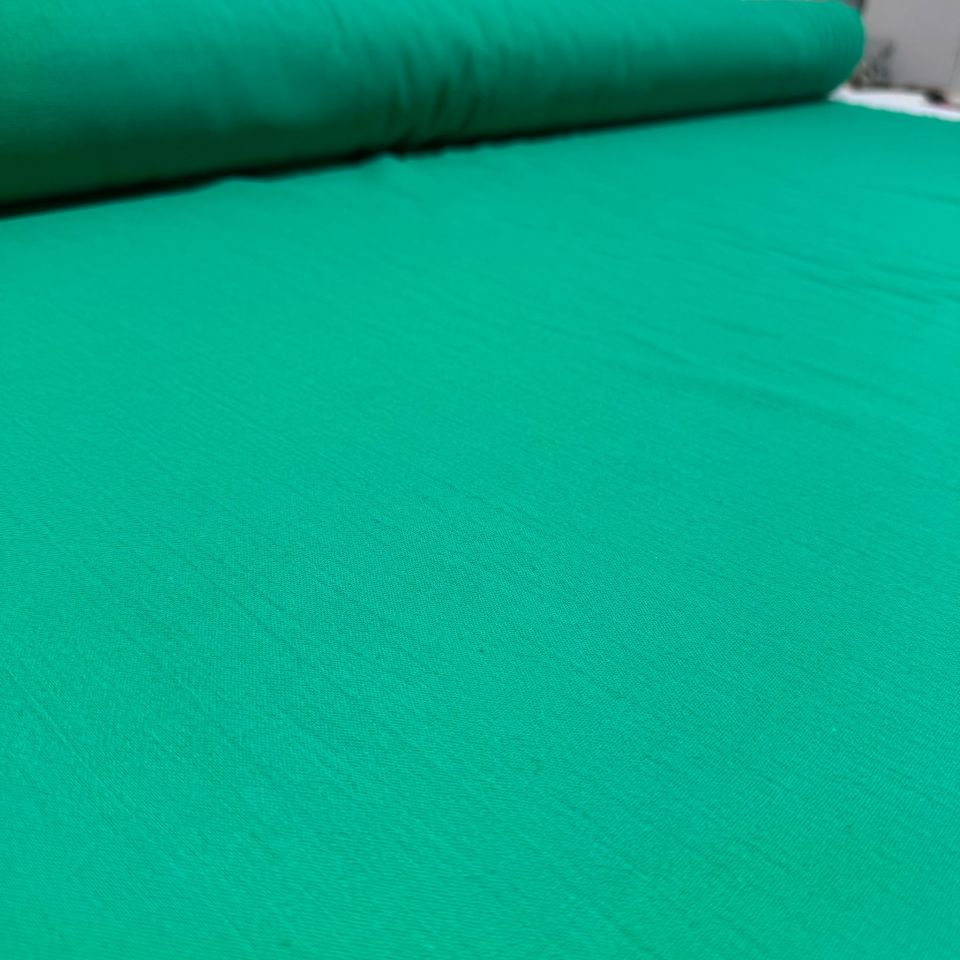 Organik Pamuk Şile Bezi Kumaş Elektrik Yeşili
