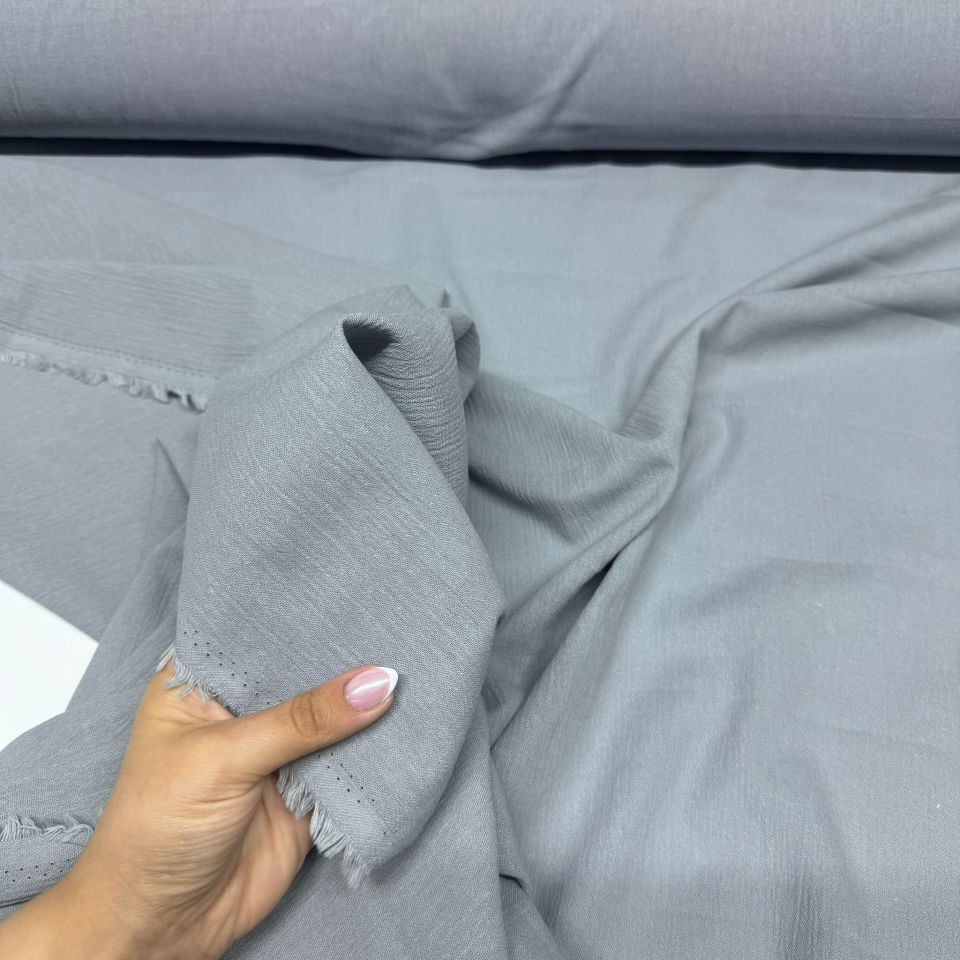 Organik Pamuk Şile Bezi Kumaş Koyu Gri Renk