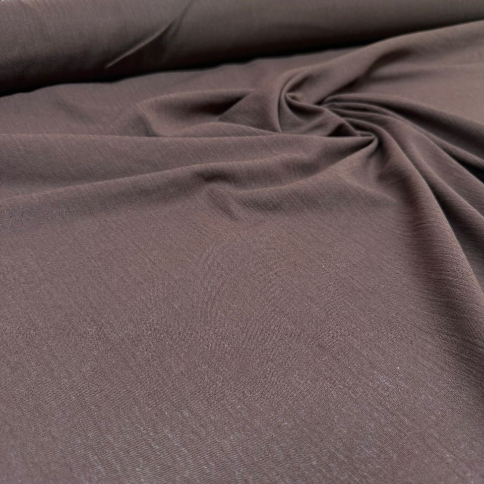 Organik Pamuk Şile Bezi Kumaş Koyu Kahverengi