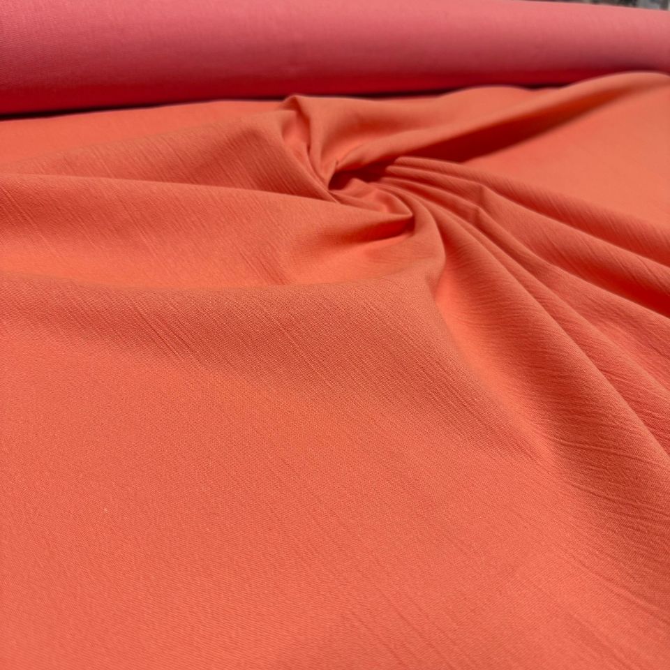 Organik Pamuk Şile Bezi Kumaş Turuncu Renk