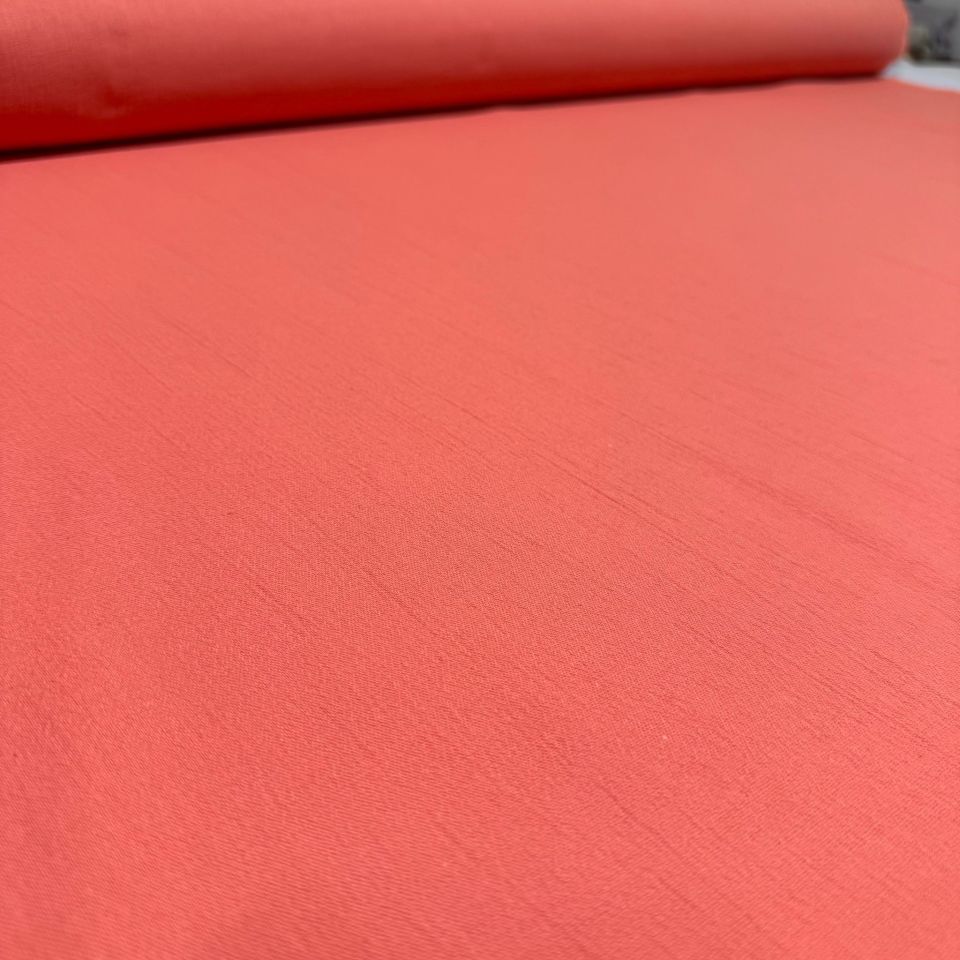 Organik Pamuk Şile Bezi Kumaş Turuncu Renk