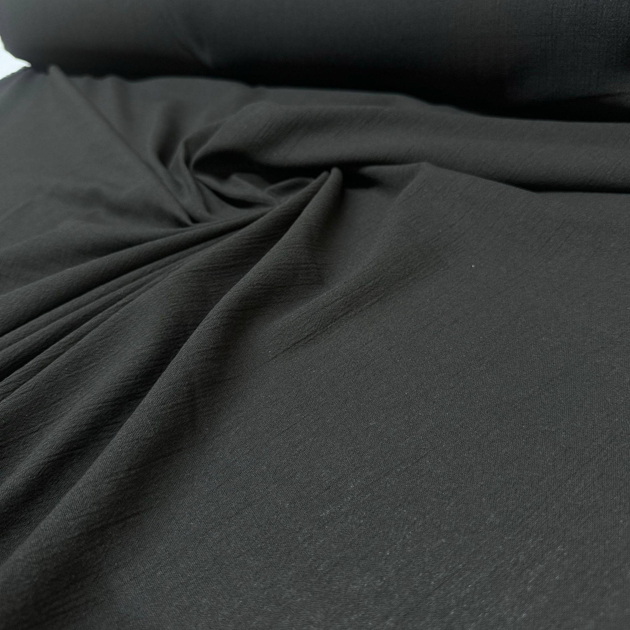Organik Pamuk Şile Bezi Kumaş Siyah Renk