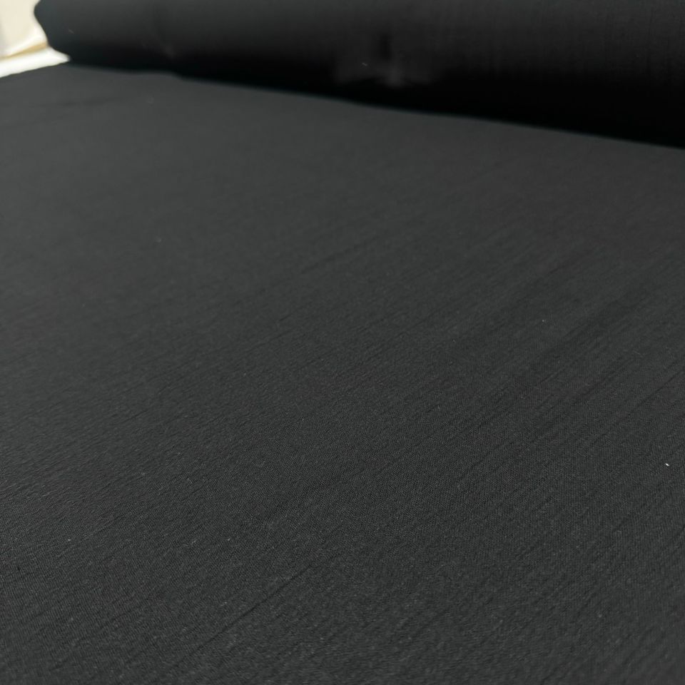 Organik Pamuk Şile Bezi Kumaş Siyah Renk