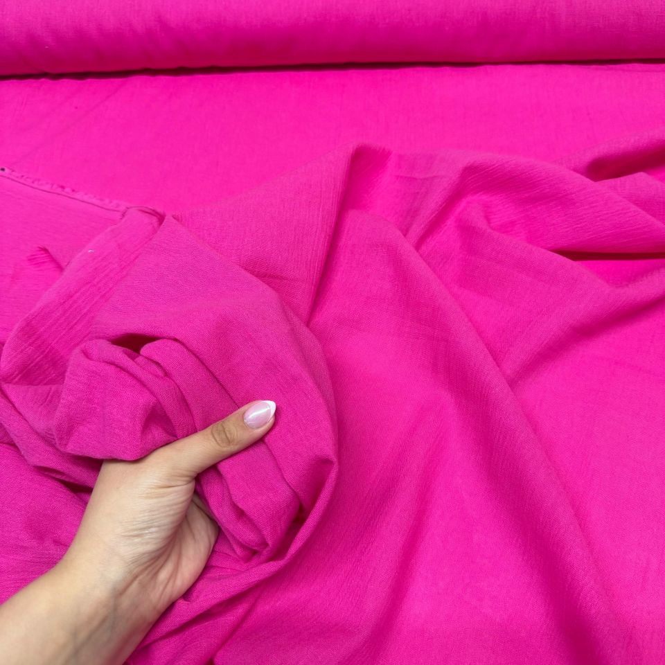 Organik Pamuk Şile Bezi Kumaş Pembe Renk