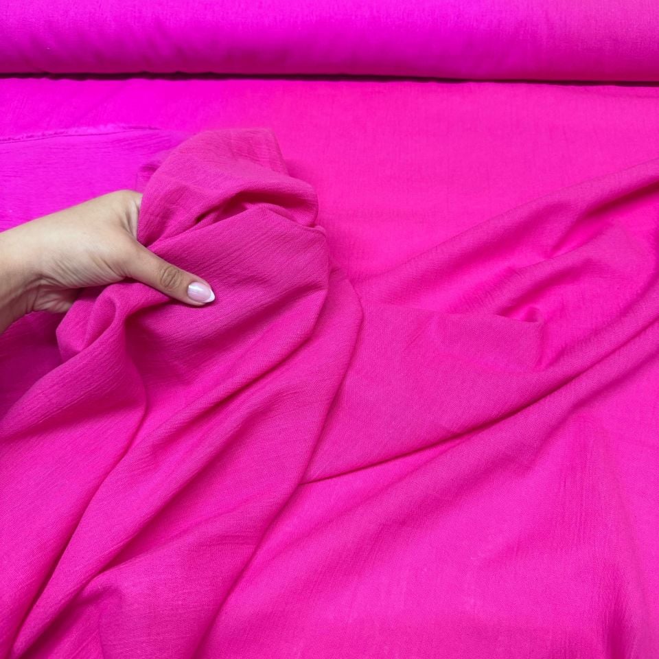 Organik Pamuk Şile Bezi Kumaş Pembe Renk