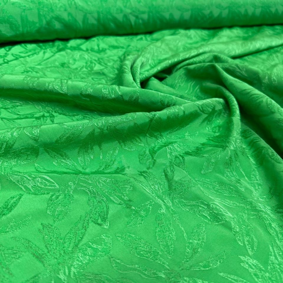 Fıstık Yeşili Saten Dokuma Kumaş Parlak En 150 cm