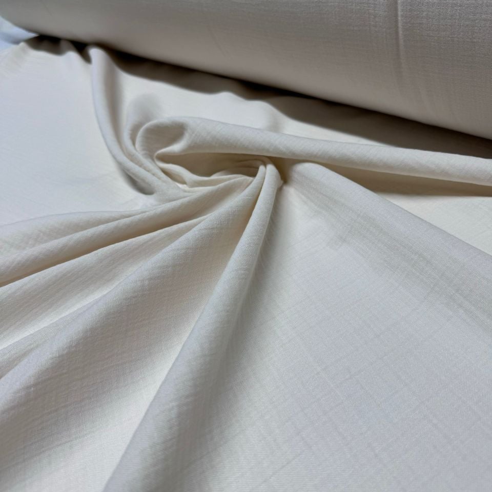 Çift Kat Müslin Kumaş En 150 cm  %100 Pamuk Organik Taş Rengi