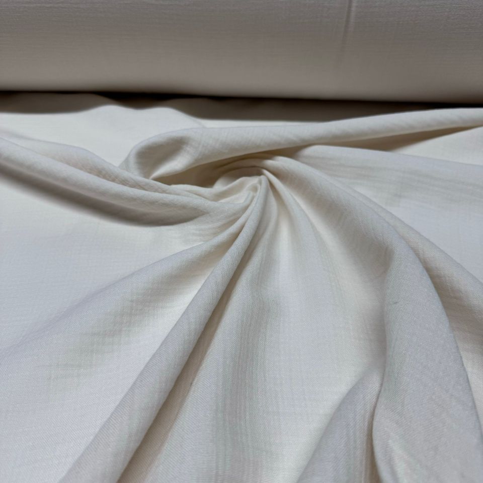Çift Kat Müslin Kumaş En 150 cm  %100 Pamuk Organik Taş Rengi
