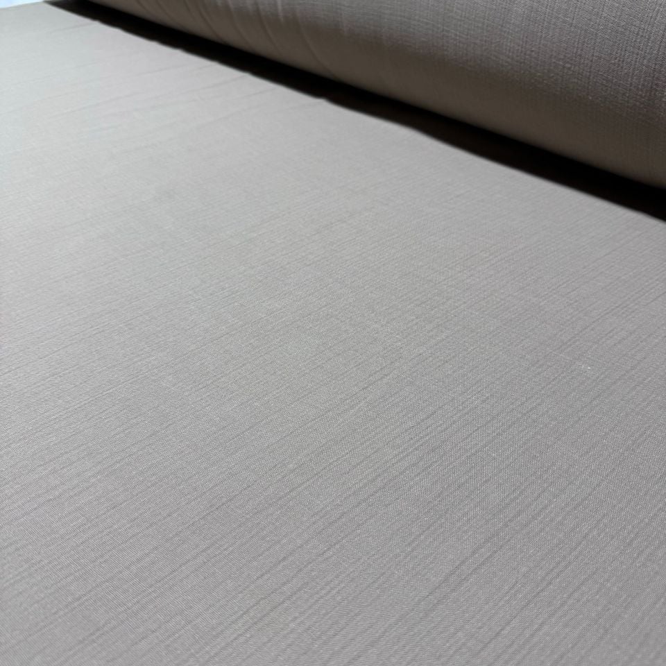 Çift Kat Müslin Kumaş En 150 cm  %100 Pamuk Organik Sütlü Kahve Renk