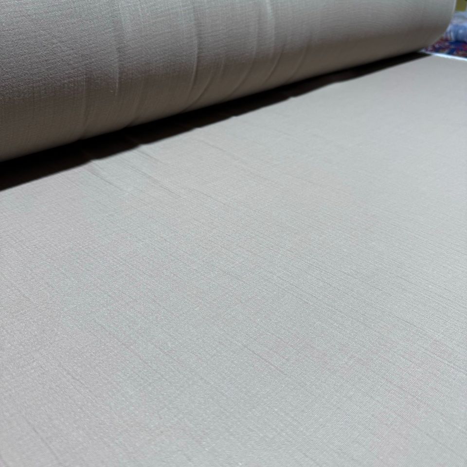 Çift Kat Müslin Kumaş En 150 cm  %100 Pamuk Organik Sütlü Kahve Renk