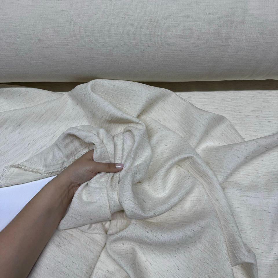 Çift Kat Müslin Kumaş En 150 cm  %100 Pamuk Organik Natur Renk