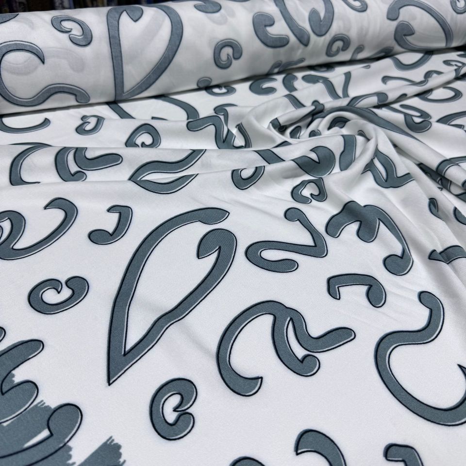 İthal Viskon Kumaş Sulu Desen Su Yeşili Renk %100 Pamuk Çift En