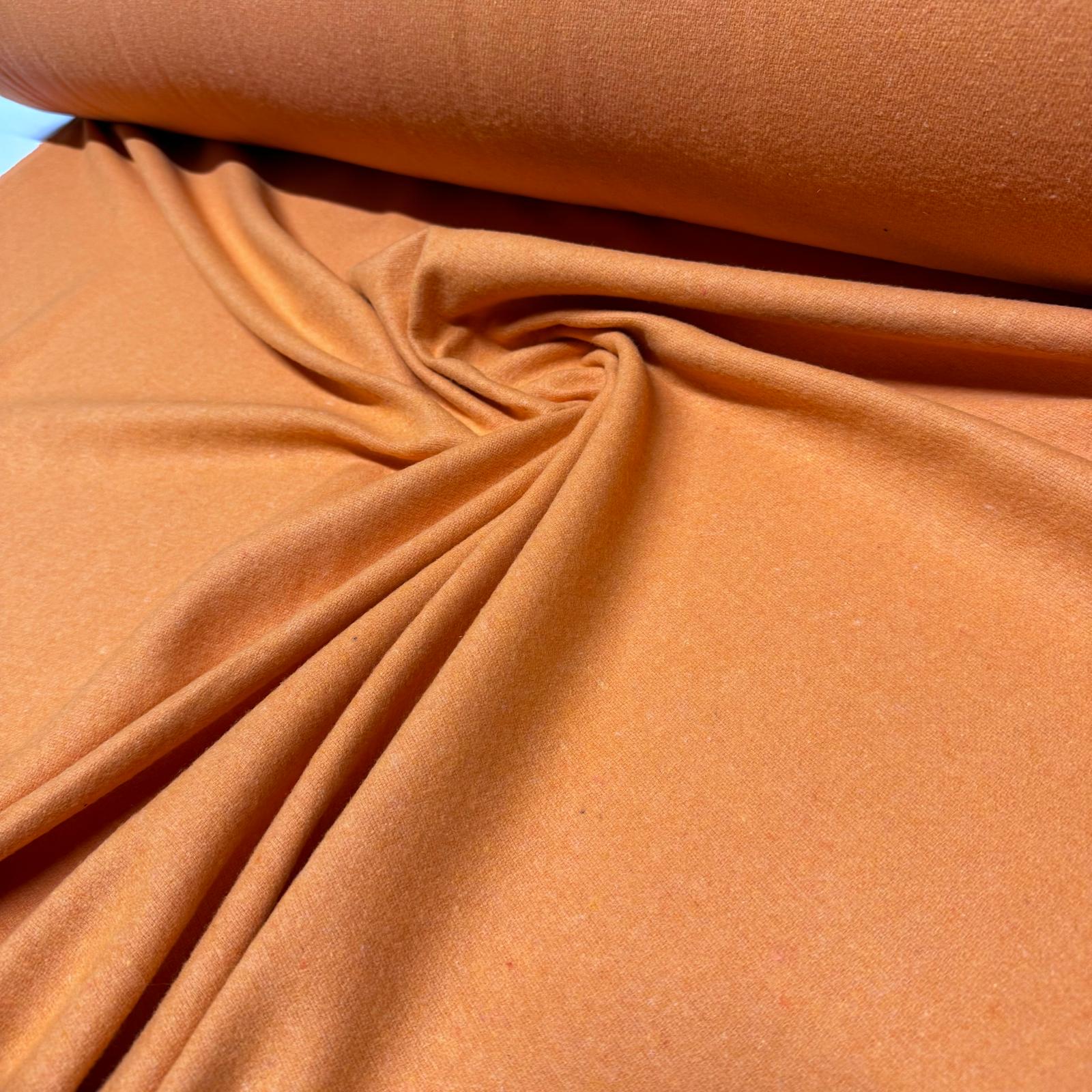 Kaşe Kumaş %100 Kaşe Yün Karışımlı Turuncu Renk