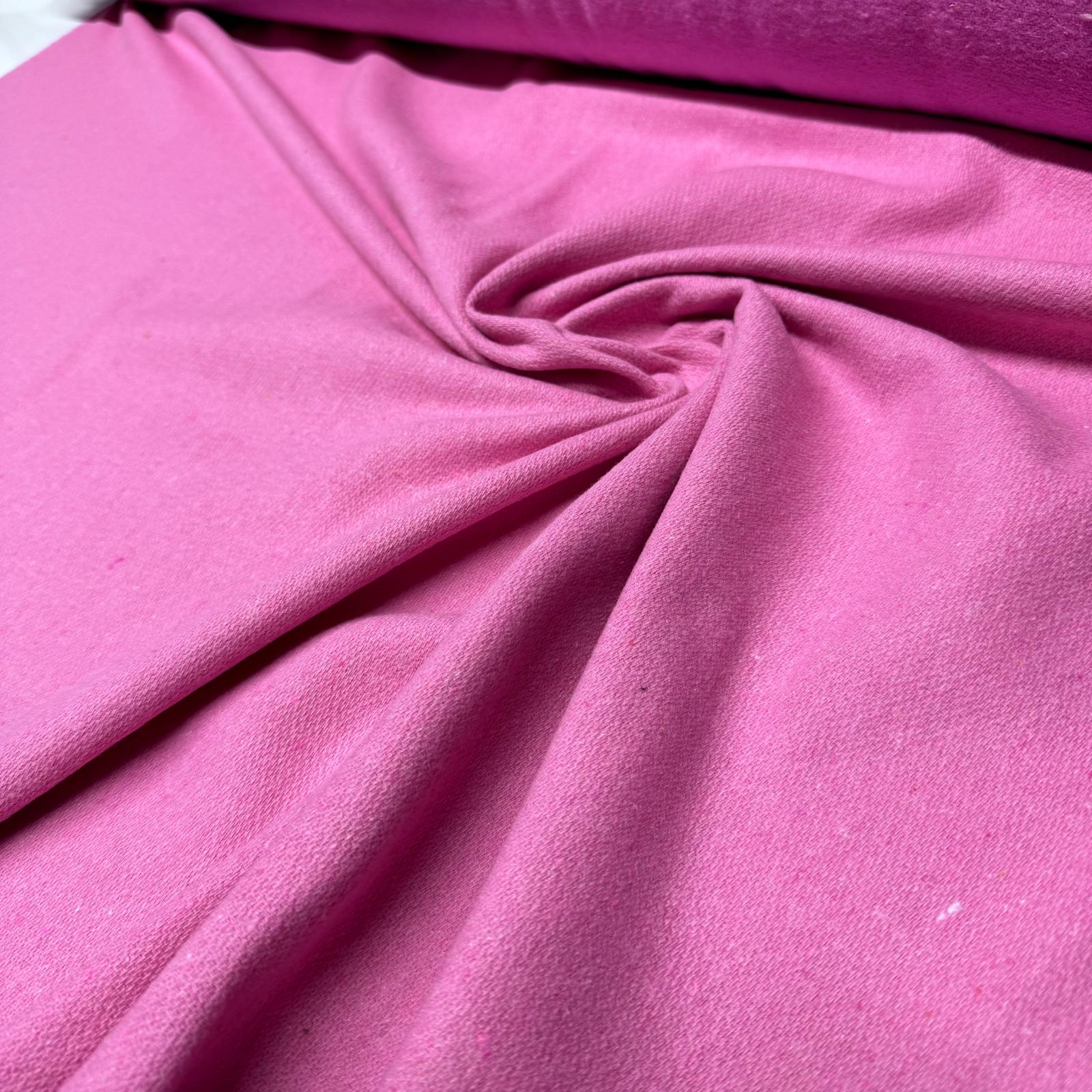 Kaşe Kumaş %100 Kaşe Yün Karışımlı Pembe Renk