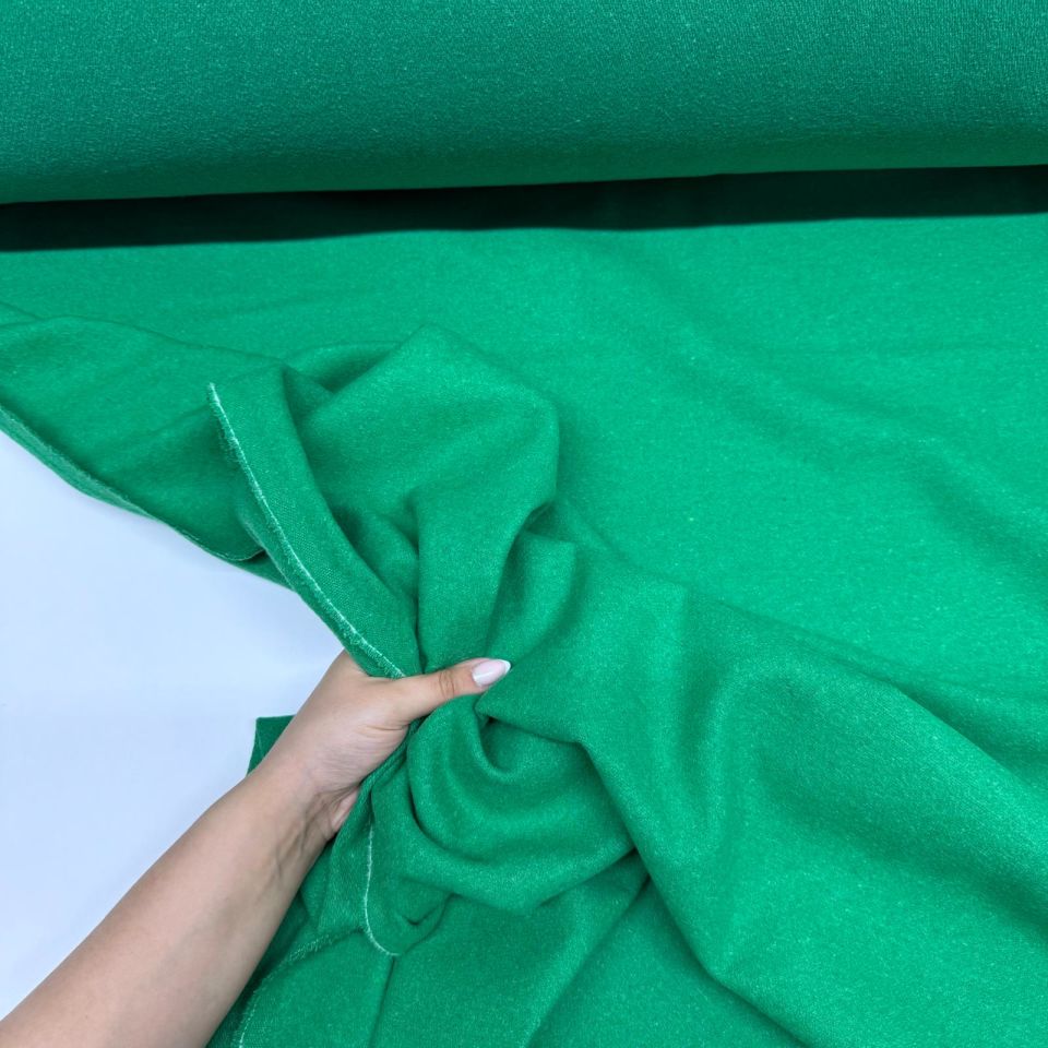 Kaşe Kumaş %100 Kaşe Yün Karışımlı Yeşil Renk