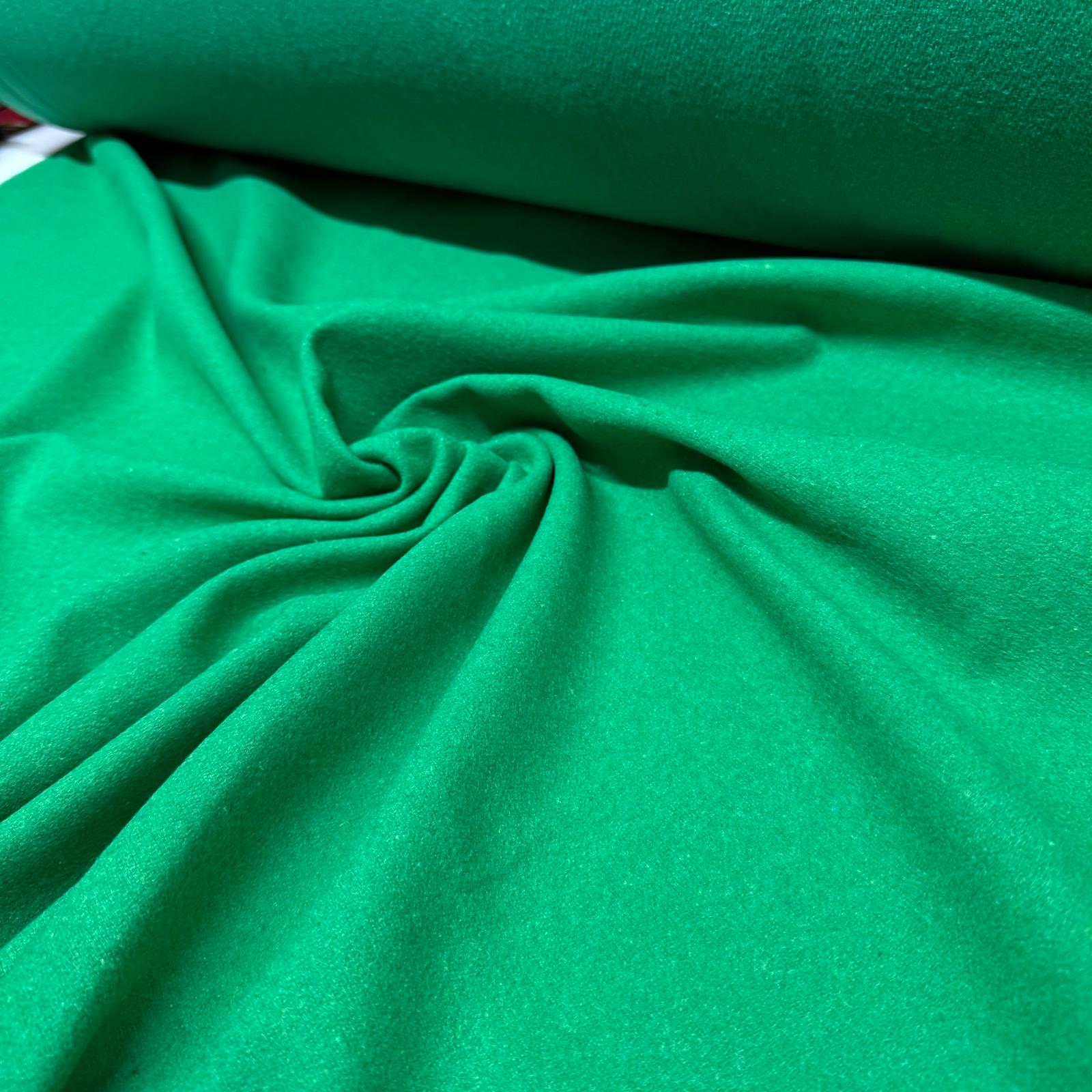 Kaşe Kumaş %100 Kaşe Yün Karışımlı Yeşil Renk