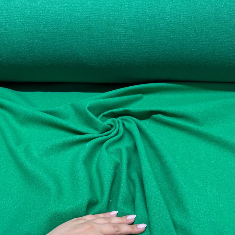 Kaşe Kumaş %100 Kaşe Yün Karışımlı Yeşil Renk