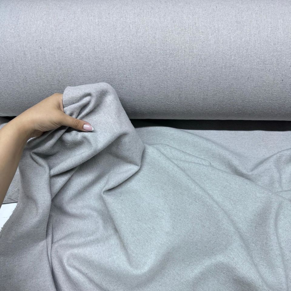 Kaşe Kumaş %100 Kaşe Yün Karışımlı Gri Renk