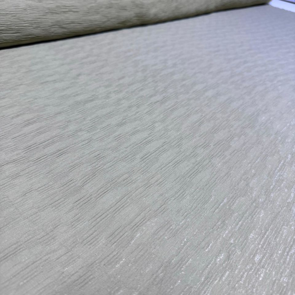 Parlak Krinkıl Kumaş Çift En Işıltılı Su Yeşili Renk