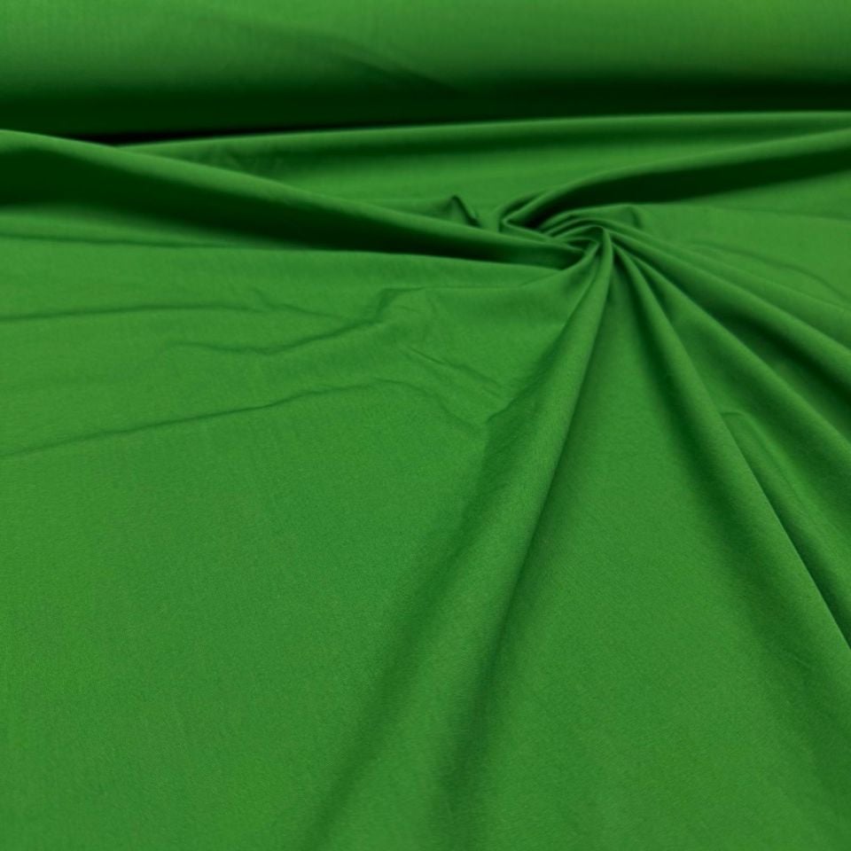 Poplin Kumaş Çift En Koyu Yeşil Renk