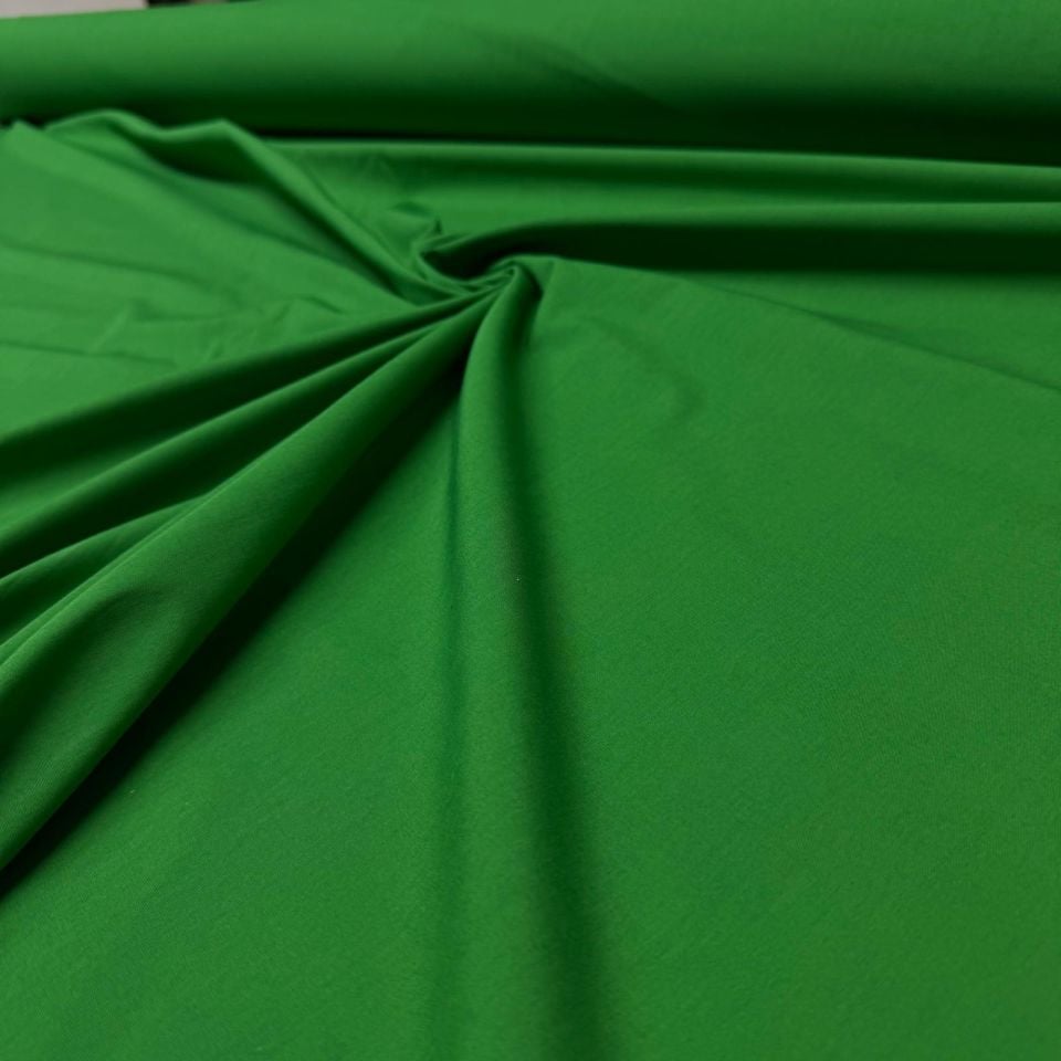 Poplin Kumaş Çift En Koyu Yeşil Renk