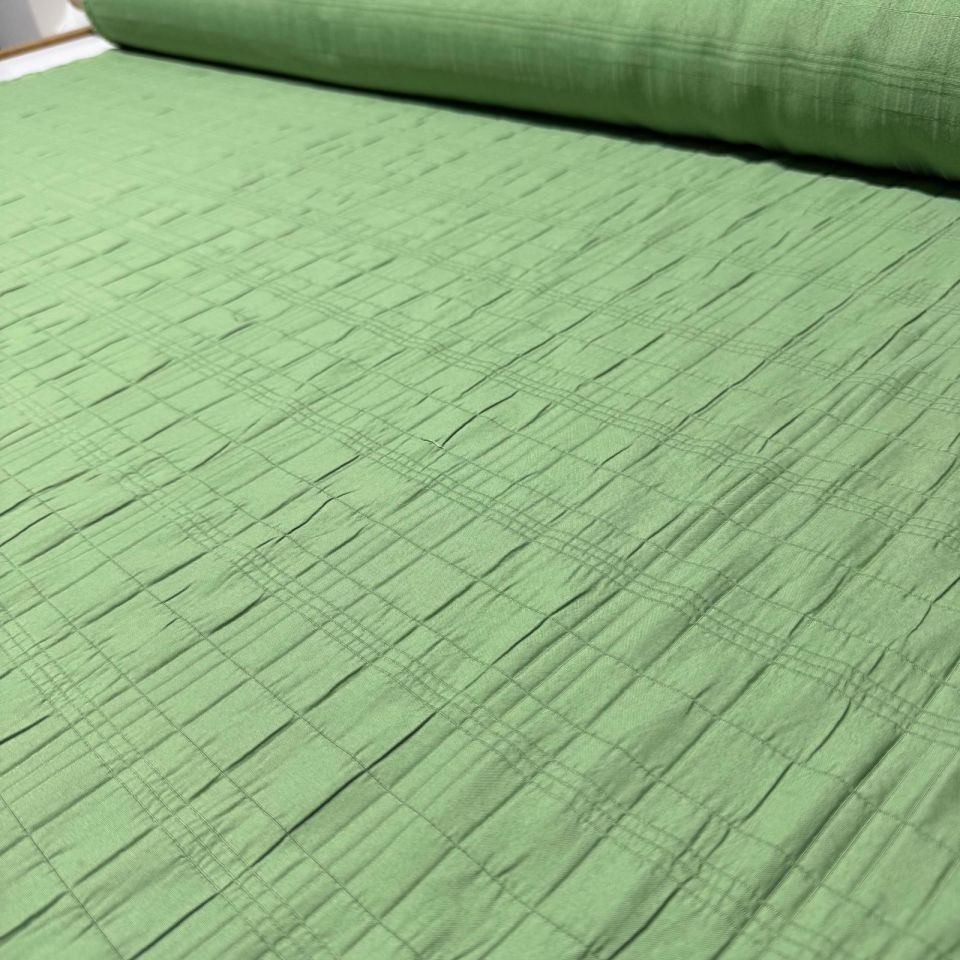 Kapitone Kumaş Çift En Fıstık Yeşili