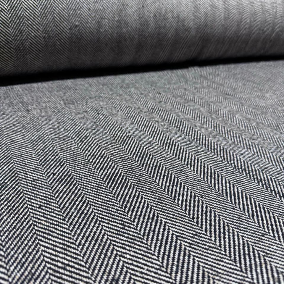 Tüvit Şanel Kumaş Balıksırtı Desen Çift En