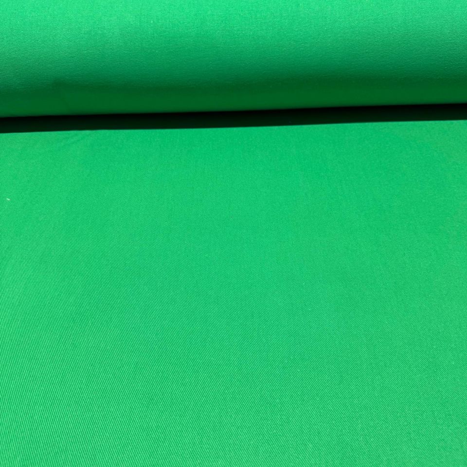 Gabardin Kumaş %100 Pamuk Çift En Yeşil Renk