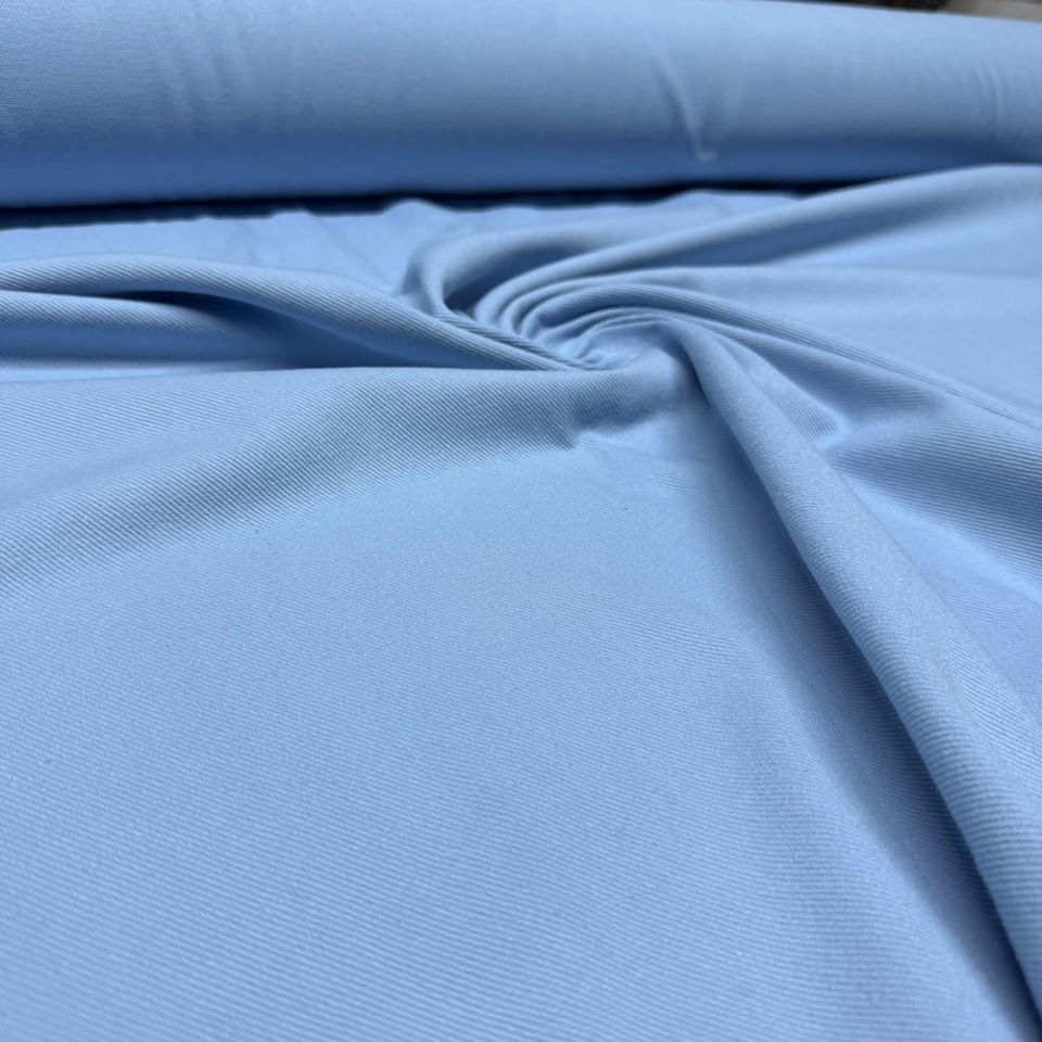 Gabardin Kumaş %100 Pamuk Çift En Bebe Mavi Renk