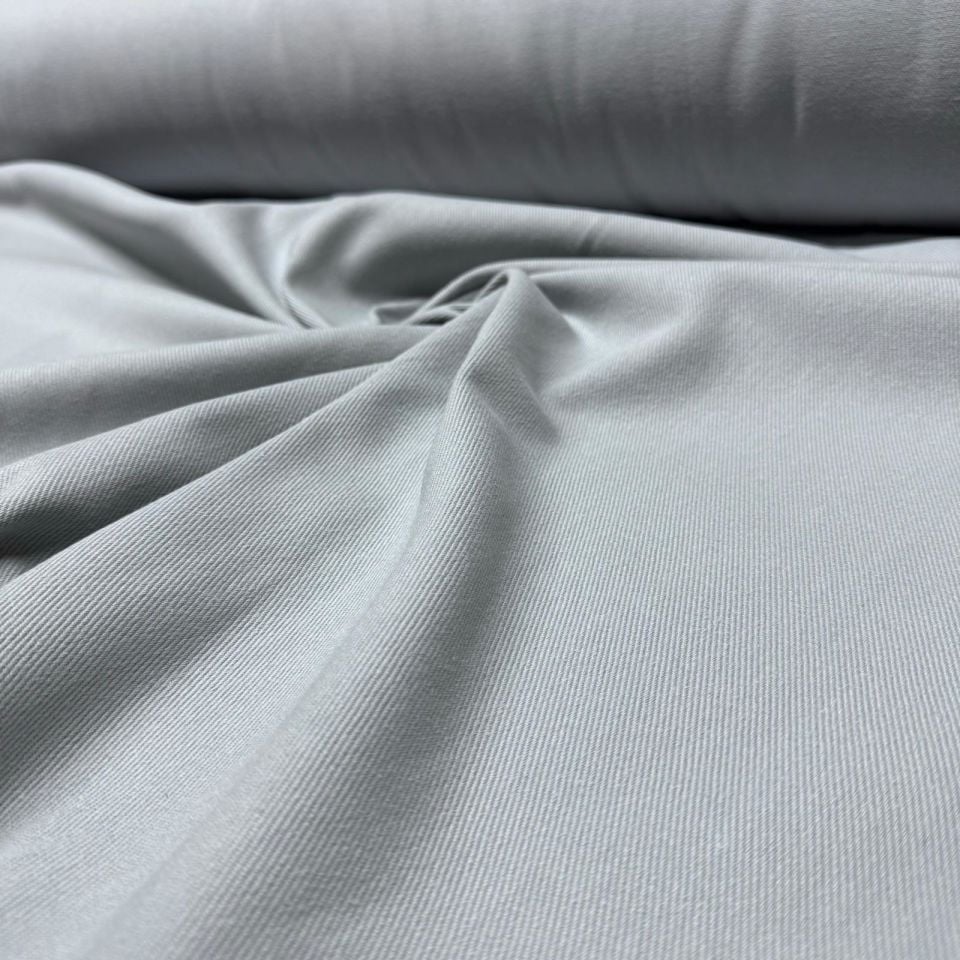 Gabardin Kumaş %100 Pamuk Çift En Gri Renk