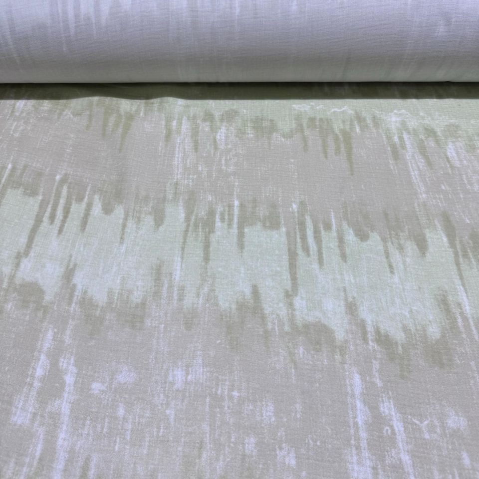 Çift Kat Müslin Kumaş Çift En %100 Pamuk Organik Sarı&Bej Batik Desen