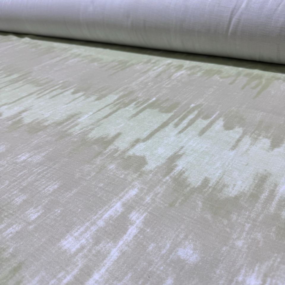 Çift Kat Müslin Kumaş Çift En %100 Pamuk Organik Sarı&Bej Batik Desen