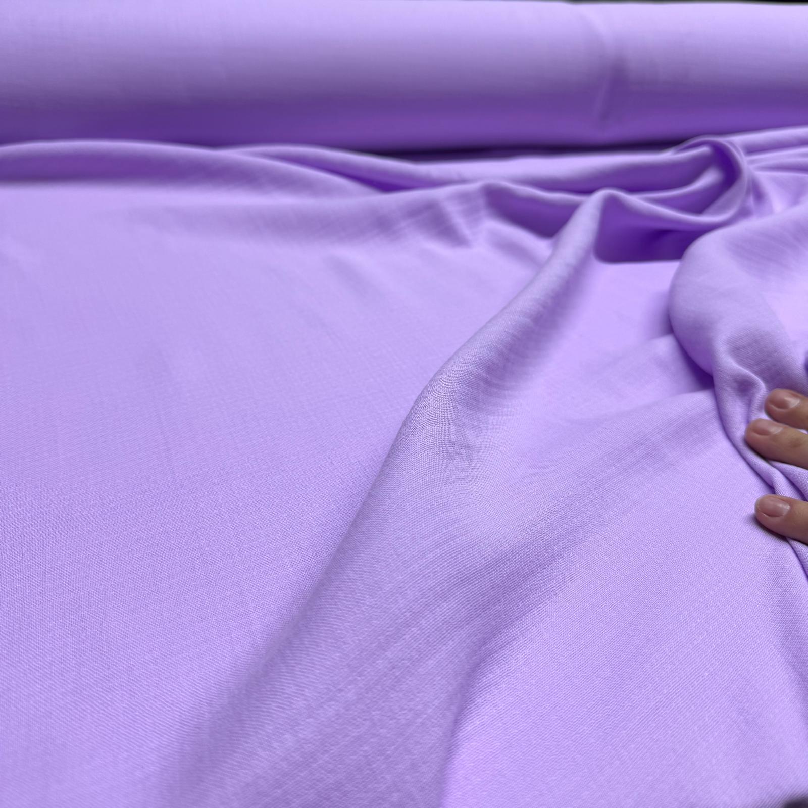 Çift Kat Müslin Kumaş Çift En %100 Pamuk Lila & Mor Renk