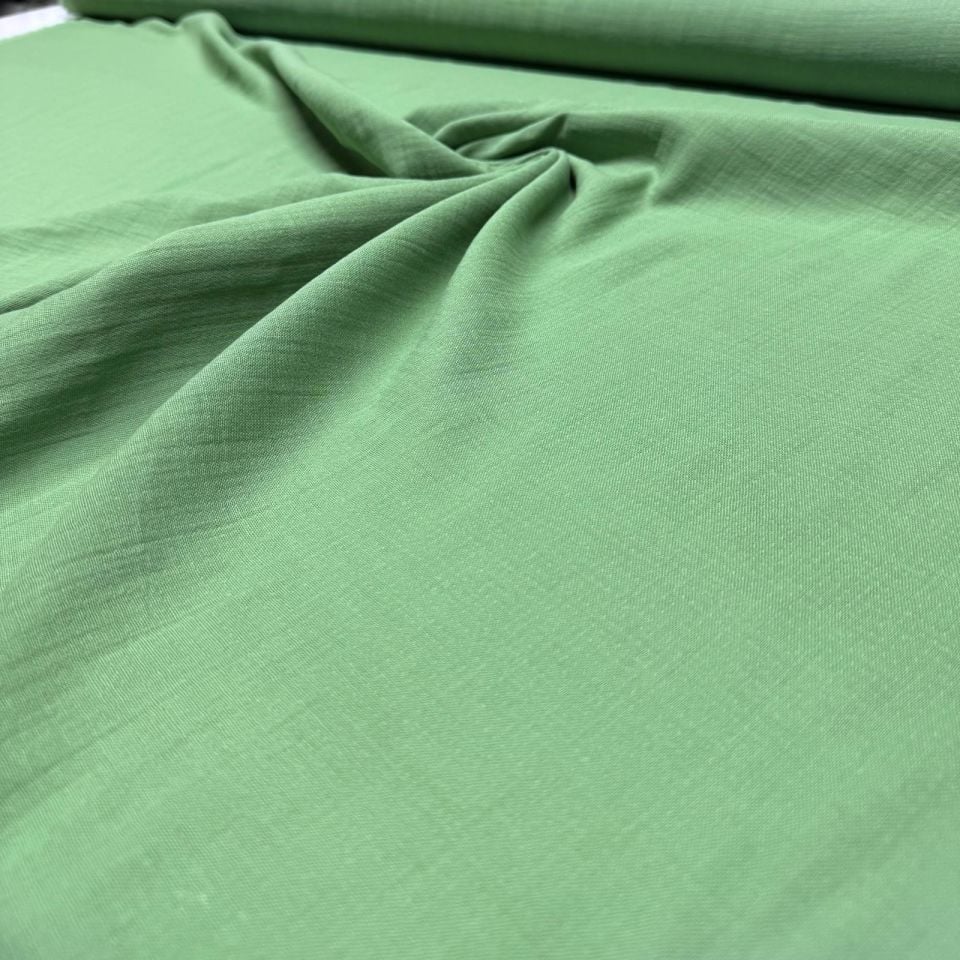 Çift Kat Müslin Kumaş Çift En %100 Pamuk Fıstık Yeşili