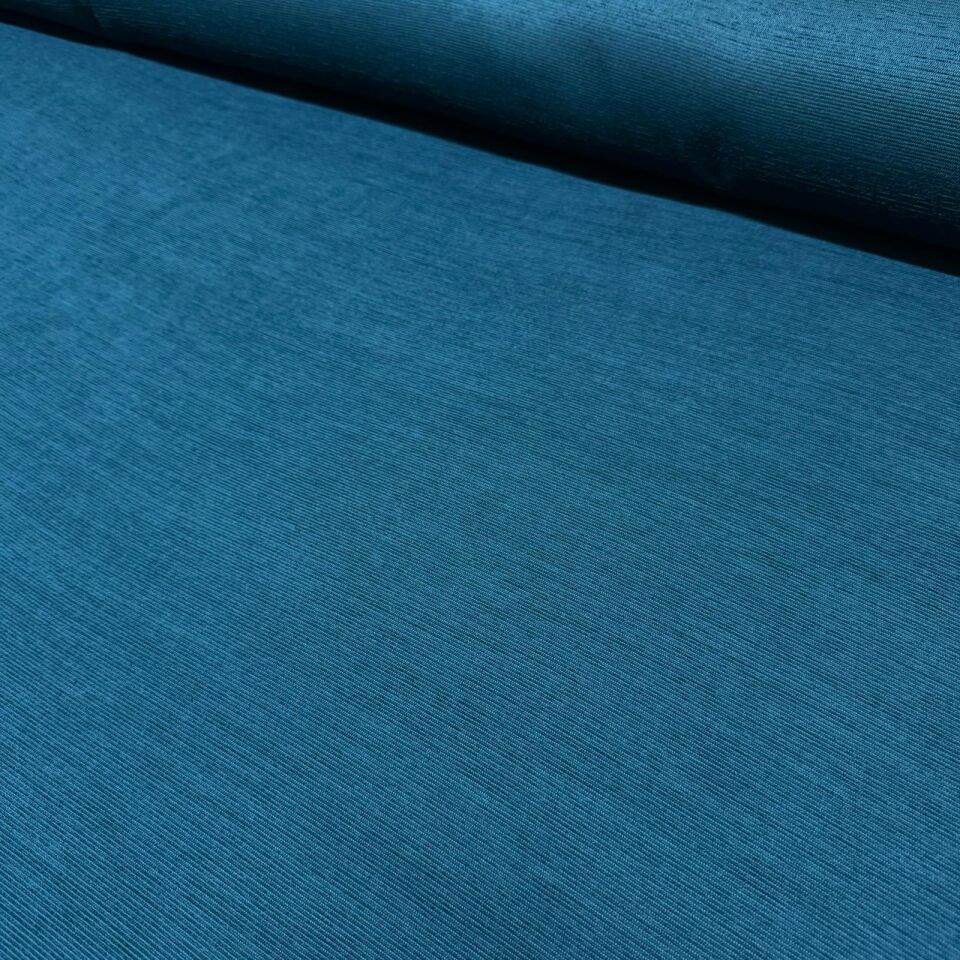 İtalyan Fitilli Kadife Kumaş Çift En Petrol Yeşil