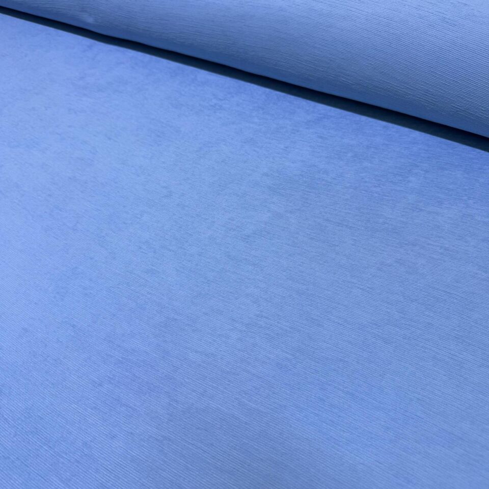 İtalyan Fitilli Kadife Kumaş Çift En Bebe Mavi