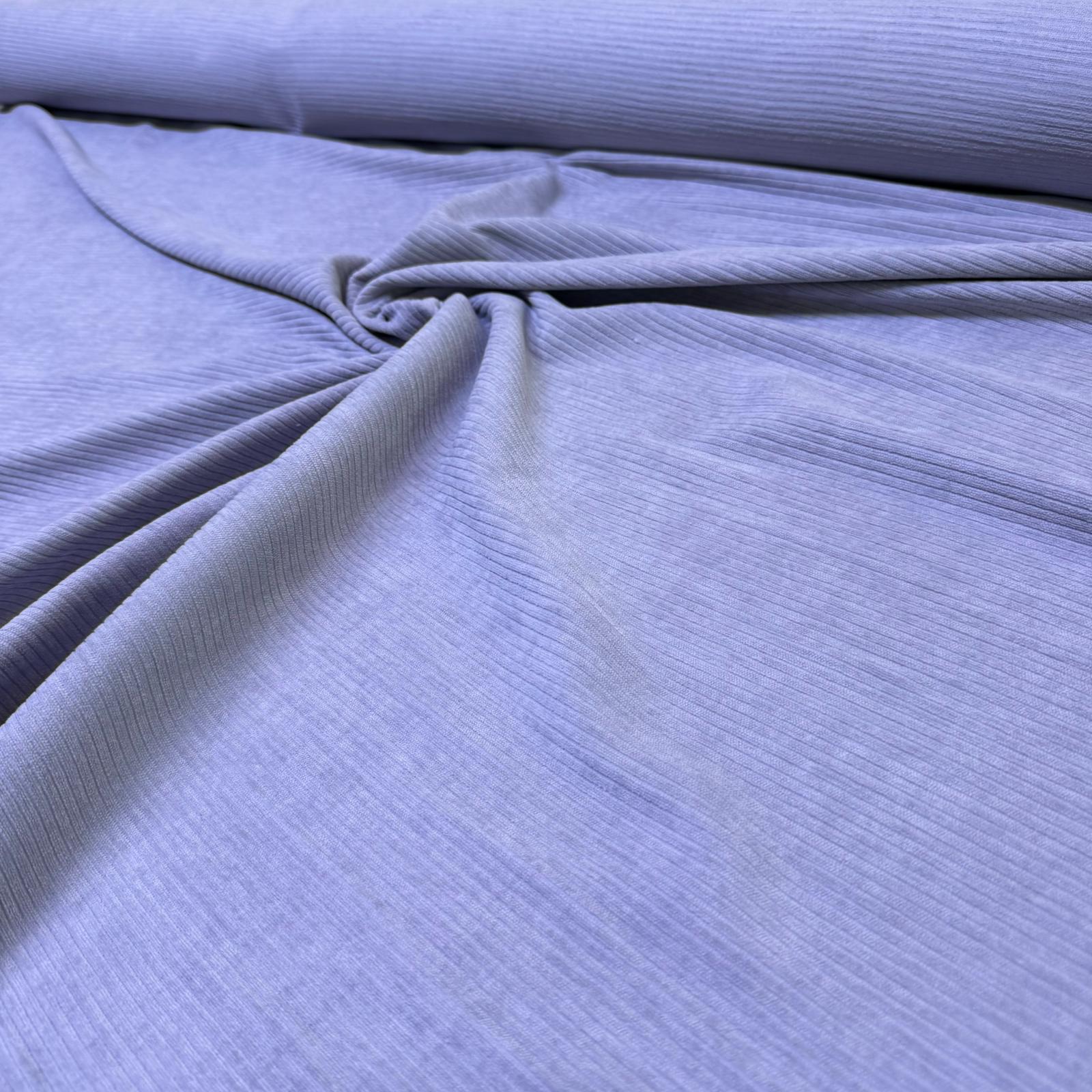 İtalyan Fitilli Kadife Kumaş Çift En Gri