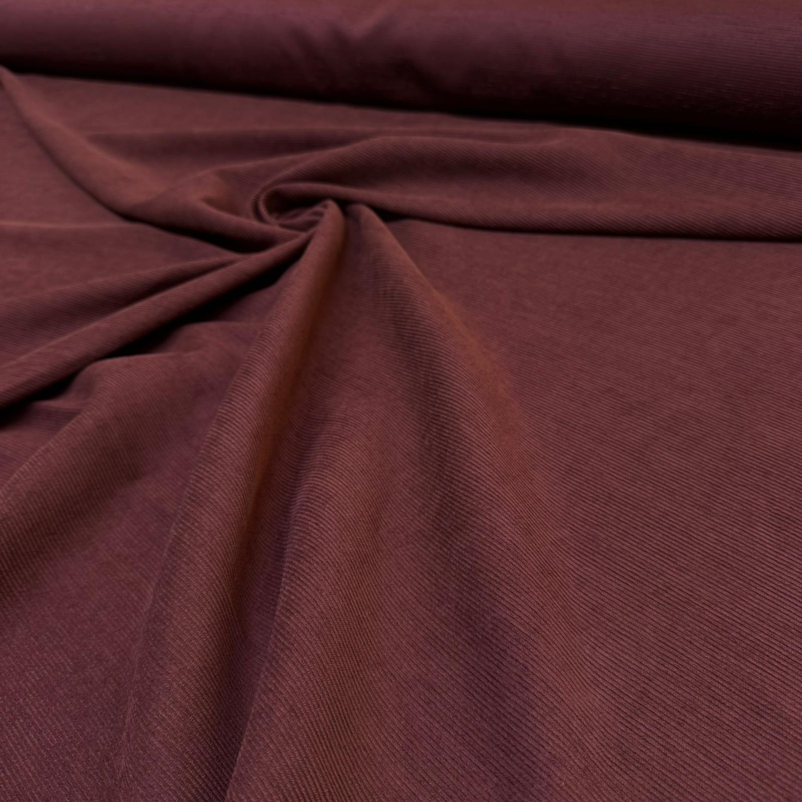 İtalyan Fitilli Kadife Kumaş Çift En Taba