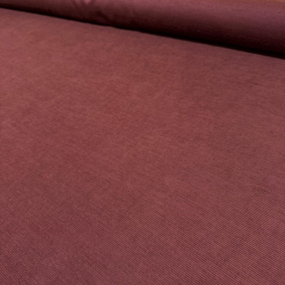 İtalyan Fitilli Kadife Kumaş Çift En Taba