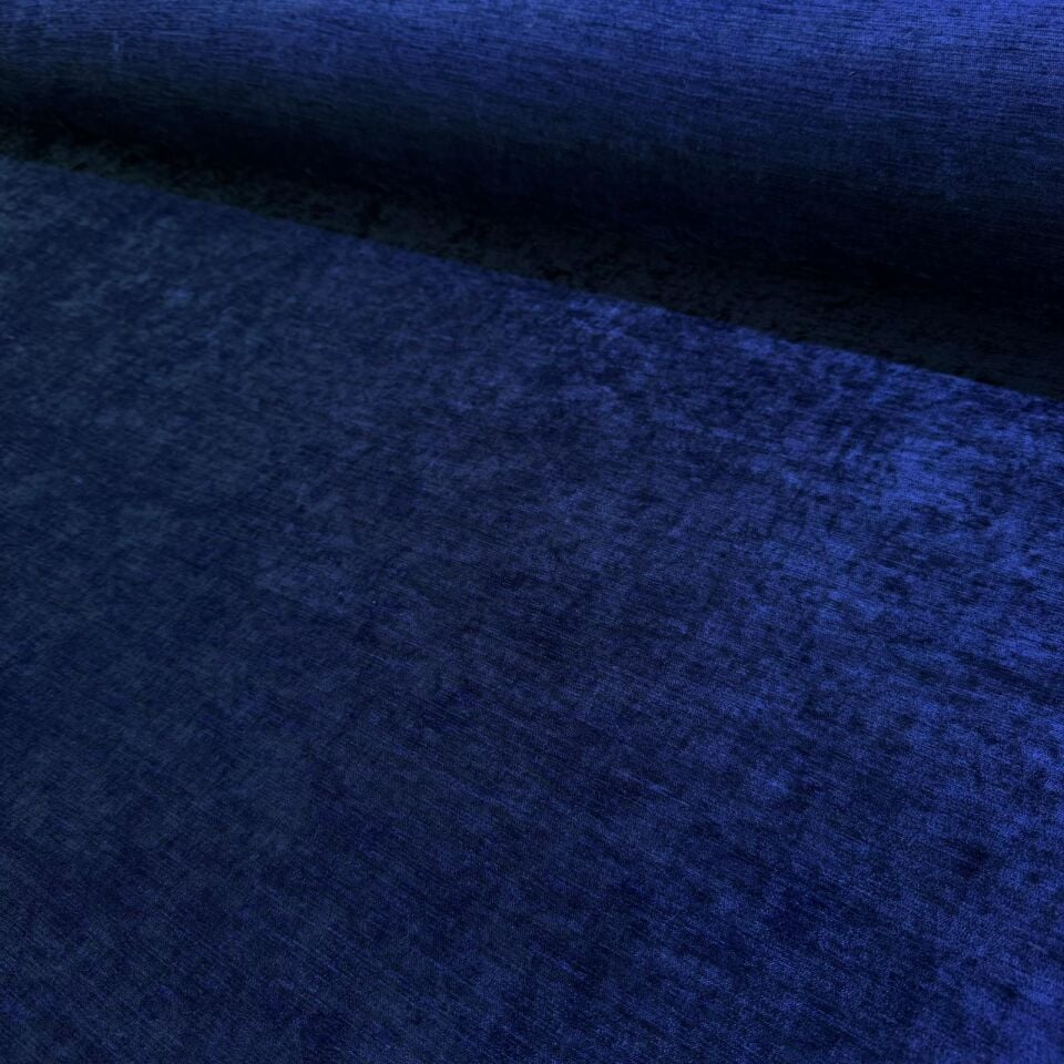 İtalyan Fitilli Kadife Kumaş Çift En Lacivert